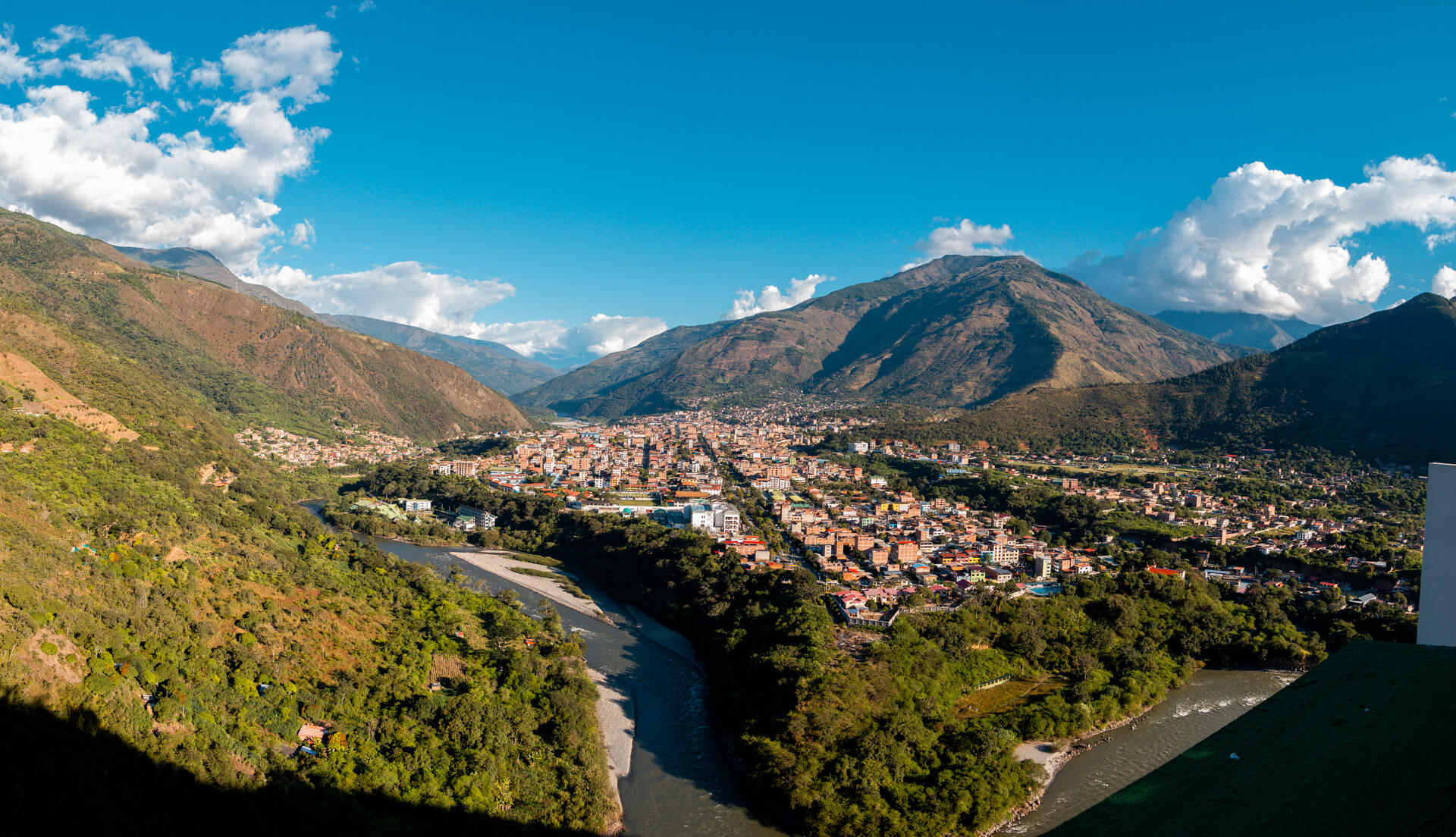 Vista panorámica de Quillabamba, provincia de La Convención